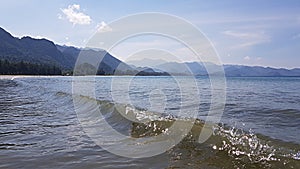 Landscape at Riting Beach in Aceh Besar, Aceh photo