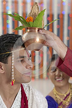 Ritual in Indian Hindu wedding