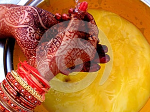 Ritual with Mehendi