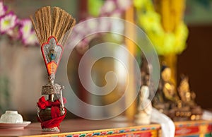 Ritual vessel for Buddhist dedication of a vase.