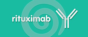 Rituximab monoclonal antibody drug. Targets CD20 on B-lymphocytes. Indications for use indicate rheumatoid arthritis and a number photo