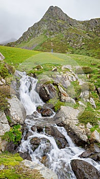 The Riu de Jan River in the Andorran Pyrenees photo