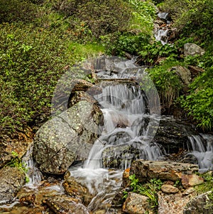 Riu de Jan River cascades