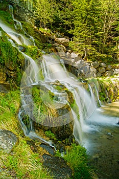 Riu de les Ãgols river waterfall