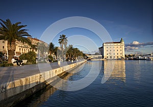 Riva of the city of Split