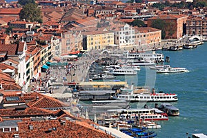 Riva degli Schiavoni in Venice, Italy