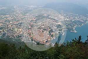 Riva del Garda, from top