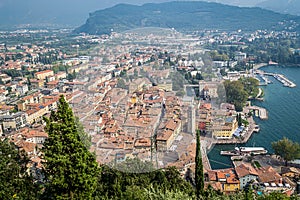 Riva del Garda, from top