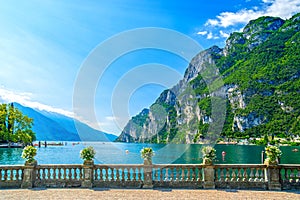 Riva del Garda, Trentino, Italy, by Garda lake
