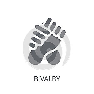 Rivalry icon. Trendy Rivalry logo concept on white background fr