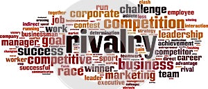 Rivalry word cloud