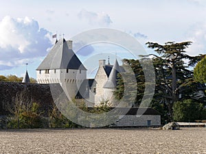 Rivau Castle and garden in Indre et Loire near Chinon.