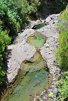 The river of 25 waterfalls in Madeira