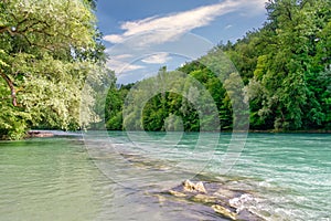 River Aare near Bern, Switzerland