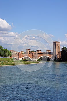 River Adige and Verona castle