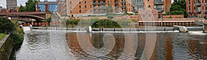 River Aire flood alleviation barriers