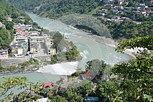 River Alaknanda view at karnaprayag