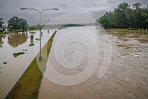 River alarm level exceeded