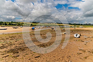 The River Aln at low tide, Alnmouth, Northumberland