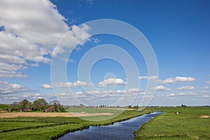 River along the dollard route in Ostfriesland