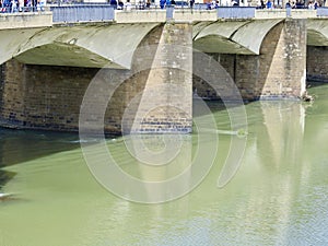 River Arno and bridge photo