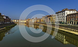 River Arno, Pisa, Tuscany, Italy