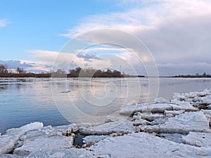 River Atmata , Lithuania