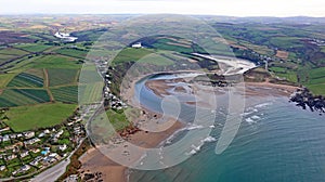 River Avon and Bantham beach in Devon