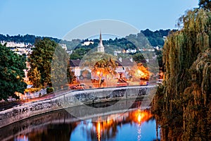 River Avon, Bath city Enland UK