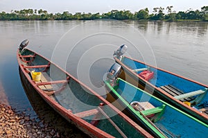 River bank in Colombia.