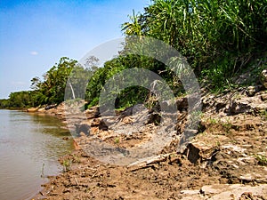 River bank in Peru