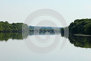 Riverbanks reflection photo
