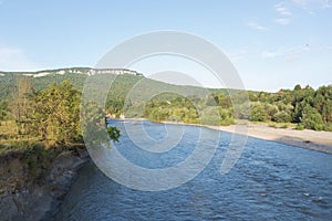 River Belaya White in Adygeya photo