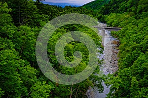 River in Biei Town (Hokkaido)