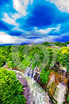 River in Biei Town (Hokkaido)