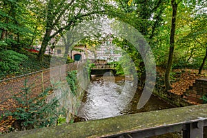 River Birs in Basel, Switzerland.