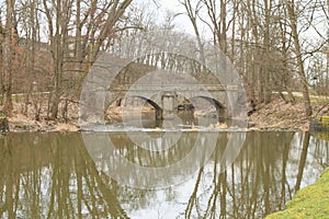 River Blanice in VlaÅ¡im Castle Park