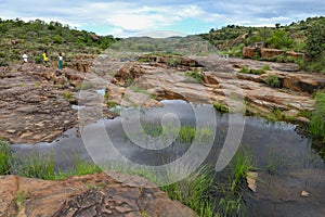 River Blyde at Bourke\'s Luck potholes in South Africa