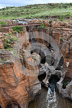 River Blyde at Bourke\'s Luck potholes in South Africa