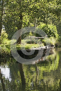 River boat at Spreewald