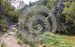 River Borosa Walking Trail in the Sierra Cazorla Mountains