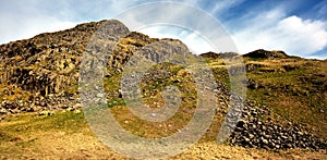 River of boulders on Hardknott