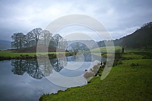 River Brathay in the Langdale Valley, UK