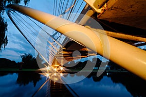 River Bridge at Dusk