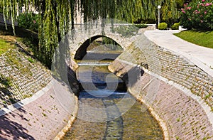 River and bridge in Split, Croatia