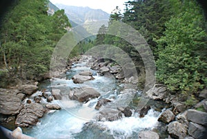 River in bujaruelo valley photo