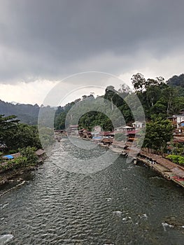 River Bukit lawang Nort Sumatra Indonesia photo
