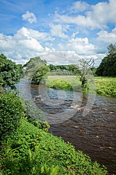River Calder in Lancashire, England photo