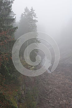 River canyon in Finland, Imatra