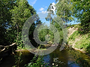 River canyon Sablino